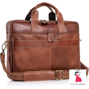 Genuine Leather Briefcase – Classic Style, Modern Functionality