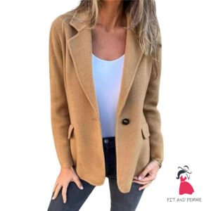 Women's Wool-Blend Blazer