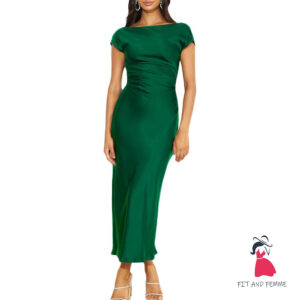 Women's Satin Evening Dress